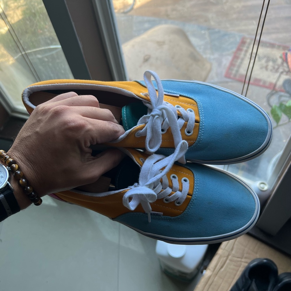 Vans Era All Canvas Multi Low Top Tri Color Yello… - image 2